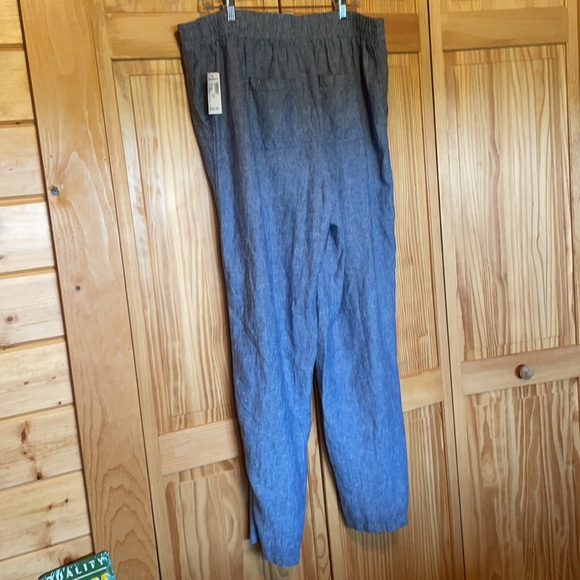 Blue linen pants - Picture 5 of 10